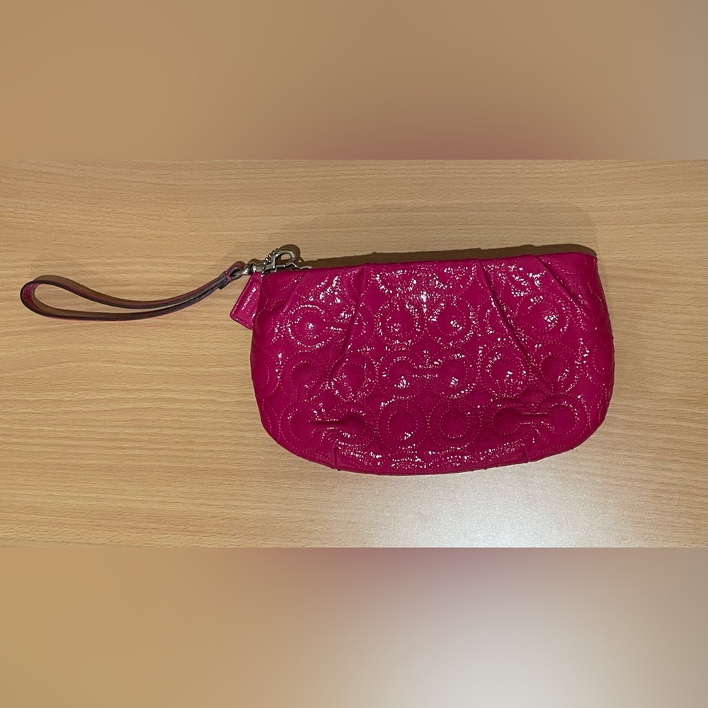 Coach Pink Wristlet
